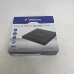 Verbatim 98938 External Slimline Cd/dvd Writer Usb 2.0 - Black. Fixed Price $39.98.