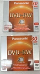 2 Panasonic Dvd-rw 30 Minute 1.4 Gb Camcorder Blank Single Sided Disc New. Fixed Price $10.00.