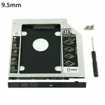 9.5MM Universal For Sata 2ND Hdd Ssd Hard Drive Caddy Cd/dvd-rom Optical Bay. Fixed Price $7.71.