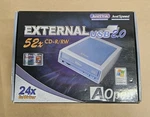 Aopen Cd-rw Desktop Pc/laptop Usb 2.0 External Drive Rewriter Justlink Brand New. Fixed Price $49.95.