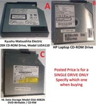 Laptop Drive: Matsushita Cd-rom UJDA110 ; Hp Hl GSA-4082N Dvd/cd Rw. Fixed Price $10.00.