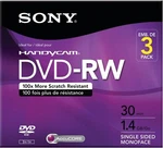 Brand New! Sony Handycam 3-PACK 30 Min 1.4GB Dvd-rw Disks Sealed. Fixed Price $24.00.