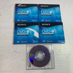 Sony Handycam Dvd-r 30MIN 1.4 Gb Single Sided DMR30R1H Lot Of 5, (1 Open New). Fixed Price $27.75.