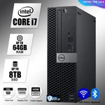 Dell Desktop Computer I7, Up 64GB Ram, 17TB Ssd, Windows 10/11, Wifi Bt. Fixed Price $279.00.