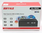 Buffalo High Capacity 16X External Bdxl Blu-ray Writer, Black *new In Box*. Fixed Price $179.99.
