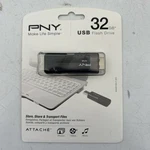 Pny 32GB Usb Flash Drive Black Compact File Document Storage Factory Sealed. Fixed Price $5.55.