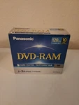 Panasonic LM-AF120LU10 Dvd-ram 120MIN 4.7GB Pack 2-3X Speed. Fixed Price $27.99.