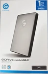 G-technology G-drive Mobile Usb-c 1TB Portable External Hard 3.1 Gen. Fixed Price $59.95.