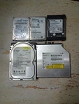 Computer Hard Drive And Multi Dvd Rewriter Lot. Fixed Price $25.00.