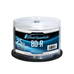 Optical Quantum 6X 25GB Blu-ray Bd-r Shiny Silver Blank Disc OQBDR06ST-50. Fixed Price $29.95.