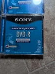 5 Brand New Sony Handycam Dvd-r 1.4GB 30MIN Recordable Discs DMR30R1H Sealed Nib. Fixed Price $42.50.