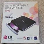 Lg GP40NB40 Slim Portable Dvd Writer Usb 2.0 Black M-disc Tv Connectivity. Fixed Price $18.00.