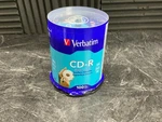 Verbatim 52X Cd-r Media 80 Minuntes, 700MB 100 Pack 94712. Fixed Price $12.99.