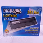 Mad Dog Multimedia Lightning 56X Internal Cd-rom Drive MD-ED56R New Box. Fixed Price $34.99.
