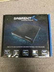 Sabrent Usb 2.0 To Sata Cd, Dvd, Rw Slim Drive Portable Case Enclosure. Fixed Price $34.77.