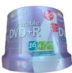 Memorex Printable Dvd-r 50 Pack 16X 4.7GB 120 Minutes Spindle New And Sealed. Fixed Price $11.99.