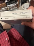 Creative Cd-rom Drive Unit Beige Untested 24X. Fixed Price $40.00.