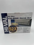 Hi-val 52X Max Cd-rom Drive Kit Vintage Computer Hardware New Sealed. Fixed Price $25.85.