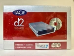 Lacie D2 Dvd Rw 8.5GB Dual Layer Firewire Toast 7, Brand New In Sealed Box. Fixed Price $80.00.