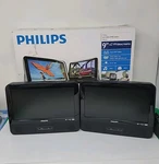 Philips Dual Portable Dvd Player 9" 2 Wide Screen. Fixed Price $45.00.