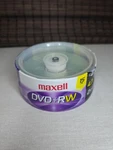 Maxell 4X Dvd+rw Media - 4.7GB 15 Pack (634046) Brand New!. Fixed Price $16.99.