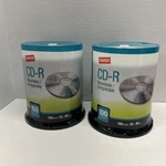 ***(lot Of 2) Staples Cd-r 80 Minute Recording (700MB, 52X Speed, 100 Pack)***. Fixed Price $49.95.