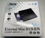 Asus Optical Drive External Slim Dvd-rw SDRW-08D2S-U 8X New Open Box. Fixed Price $12.71.