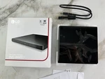 Lg GP55EX70 Ultra Slim Portable Dvd Writer W/ Disk & Cable Black. Fixed Price $8.99.