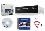 Asus 16X BW-16D1HT Blu-ray Burner DRIVE+1PK 100GB Mdisc Bdxl+software+sata Cable. Fixed Price $475.00.