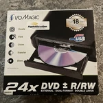 I/omagic External Dvd+/-r/rw Drive 24X Dual Format/double Layer. Fixed Price $75.00.