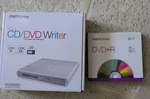 Memorex Slim External Cd/dvd Writer And Dvd+r 4 Pack. Fixed Price $25.00.