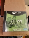 Rewritable, 650 Mb, High Speed: 4X-10X (cd-rw, Sony). Fixed Price $8.00.