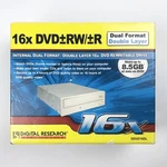 Digital Research DDVD16DL Dual Format Burner 16X Rewritable Drive. Fixed Price $24.99.