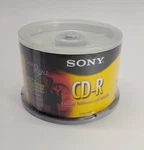 Sony Cd-r Recordable Disc 1X-48X 80 Min 50 Pack Spindle Sealed New. Fixed Price $20.00.
