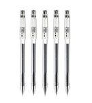 Pilot Hi Tec Gel Ink Pens 0.4MM And 0.3MM Ultra Fine Point Set Of 5 Black. Fixed Price $12.89.