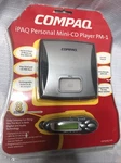 Vintage Compaq Ipaq Personal Mini-cd 8CM MP3 Player PM-1 Anti-shock Protection. Fixed Price $250.00.