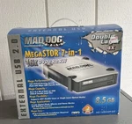 Mad Dog Multimedia Megastor 7-IN-1 Dbl Layer 16X Dvd +/- Rw Ext Usb Burner. Fixed Price $39.99.