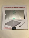Roofull Super Slim Pop External Optical Drive Cd/dvd Rw, Sealed ECDS018. Fixed Price $22.50.