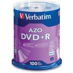 Verbatim 95098 Azo Dvd+r 4.7GB 16X 120MIN 100-PACK Spindle Blank Discs New. Fixed Price $39.99.