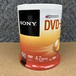 Sony Dvd-r Pack 4.7GB 16X Blank Discs 100DMR47SP Sealed Storage Media. Fixed Price $33.95.