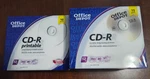 New 25 Pack Cd-r 52X 700MB/80MIN Blank Discs, Jewel Cases, Office Depot Lot. Fixed Price $8.99.