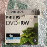 Philips Dvd+rw Rewritable Discs 4.7GB 120MIN Pack Jewel Case. Fixed Price $25.00.