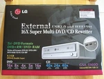 Lg External 16X Super Multi /cd Rewriter GSA-5160D Tri-dvd Formats. Fixed Price $100.00.