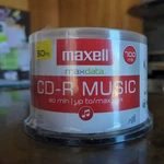 Maxell 625156 CDR80MU50PK 80-MINUTE Music Cd-rs (50-CT Spindle). Fixed Price $24.00.