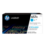 New Open Box Hp 657X High Yield Cyan Original Laserjet Toner Cartridge, CF471X. Fixed Price $301.99.