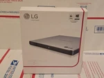 Lg GP65NS60 Ultra-slim External Dvd Writer (open Box). Fixed Price $25.00.