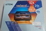 Tdk Velocd 5200UE 52X 24X Rewrite Usb 2.0 External Burner Open Box. Fixed Price $40.95.