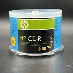 Hp Cd-r Data Writable Blank 52X 700MB New 2007 Stock Nos Vtg 50 Pack. Fixed Price $9.99.