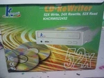 Hypermedia Cd-rewriter 52X 24X Read KHCRW522452. Fixed Price $20.00.