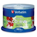 Verbatim Cd-rw 700MB 12X Datalifeplus Silver Inkjet Printable 95159. Fixed Price $57.13.